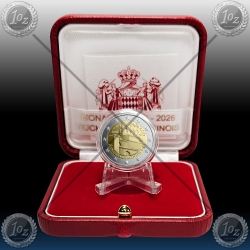 2 EVRO MONAKO 2026 (Duchy of Valentinois) PP/PROOF